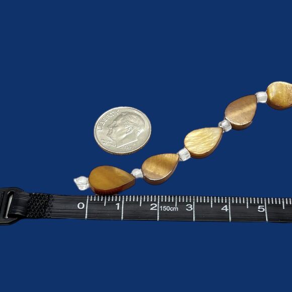 Mixed Lot Shell Beads Jewelry Crafts Mother Of Pearl Nugget Chip Teardrop Square - Picture 5 of 10